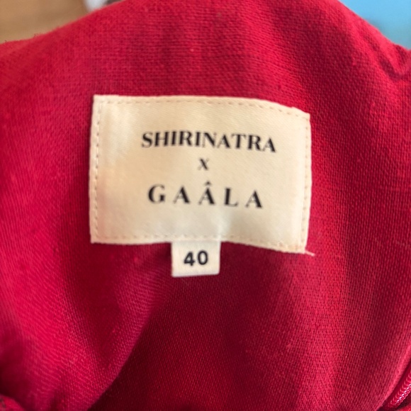 Gaala x Shirinatra Lizzy Pinafore Dirndl Dress, Red Size 40 Large. Sold Out! - Picture 10 of 12